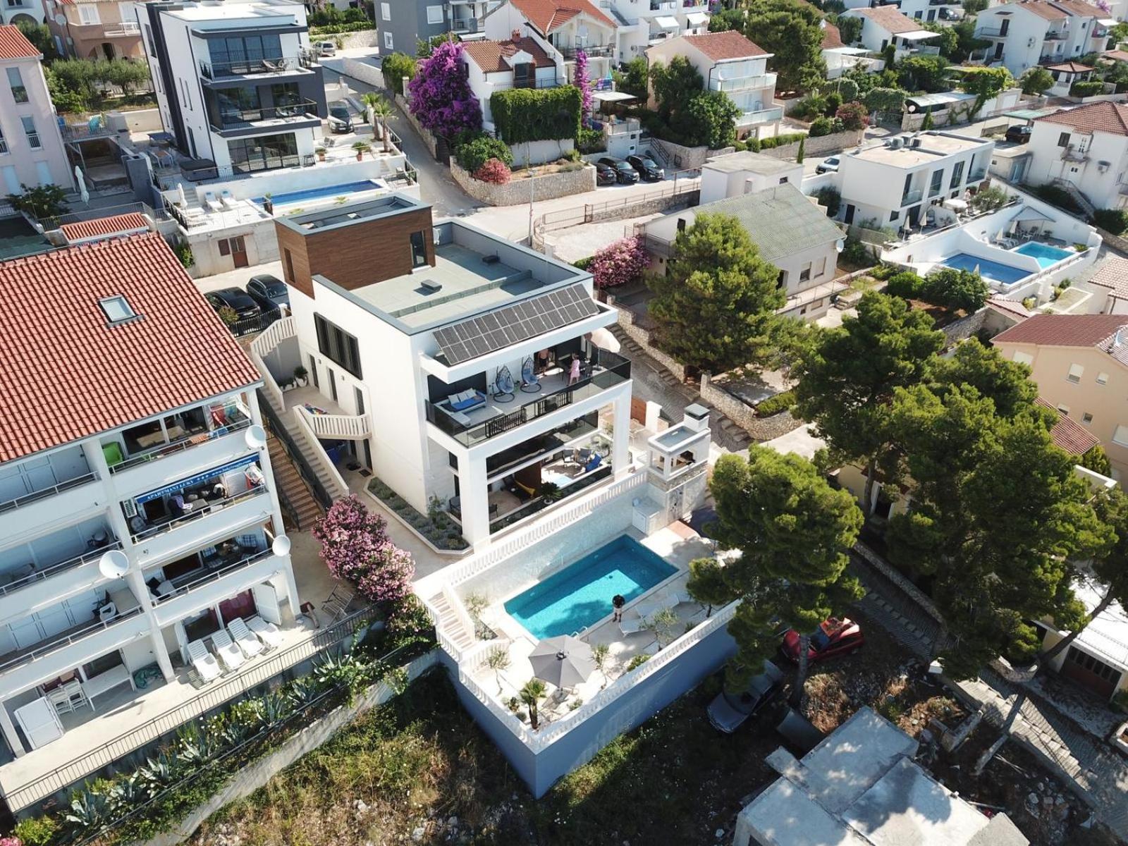 Luxury Beachfront Villa Carlisa Čiovo Exterior foto